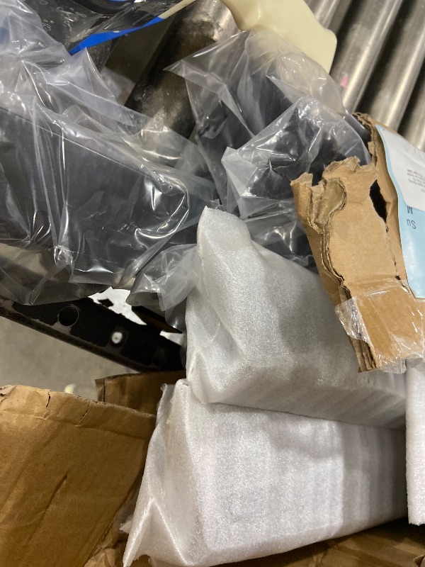 Photo 1 of Muzata 12-16FT Modular Black Cable Railing Kit with Handrail 42 Inch 4 Level Post Kit Complete Set Cable Railing System for Decks Length Adjustable Easy DIY with Paper User Guide RW03