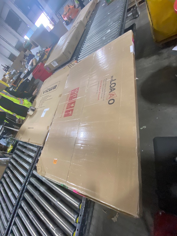 Photo 1 of LOAAO 60”X36” Gold Bathroom Mirror, Rounded Rectangle Gold Frame Mirror, Brushed Gold Bathroom Vanity Mirror Wall-Mounted, Anti-Rust, Tempered Glass, Hangs Horizontally or Vertically