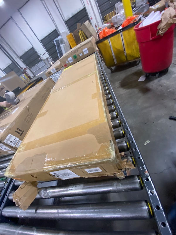 Photo 1 of IOILORI Queen Size Bed Frame Platform with Velvet Upholstered Headboard, Sturdy Wooden Slats, No Spring Box, No Noise, Easy to Assemble, Bedframe with Strong Wooden Slats, Light Gray