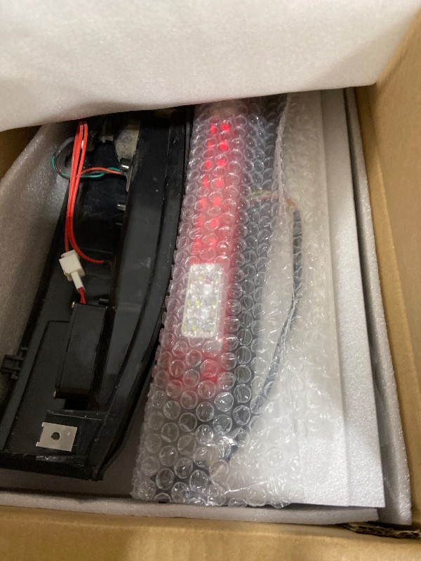 Photo 1 of Bomusou LED Tail Light Assembly (Smoke) + 3rd Brake Light (Red) for Chevy GMC C/K 1500 2500 3500 88-99, Silverado 94-98, Blazer 92-94 - 3 Pcs