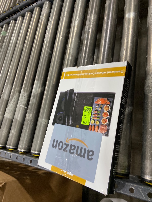 Photo 1 of Large Induction Cooktop Protector Mat,Translucent (Magnetic) Stove Top Cover for Electric Stove, Silicone Stove Mat for Glass Top Stove,Glass Top Stove Cover (Semi-transparent Black, 20.4" × 30.7")