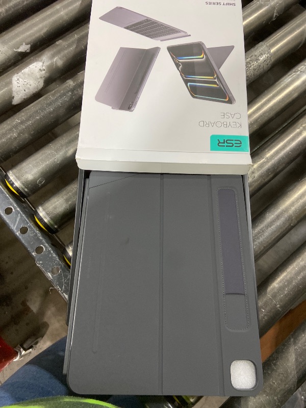 Photo 1 of ESR for iPad Pro 13" Case with Keyboard (M5/M4, 2025/2024), Magnetic Detachable Keyboard, Portrait/Landscape Modes, Large Click-Anywhere Trackpad, Backlit Keys, Shift Series, Dark Gray
