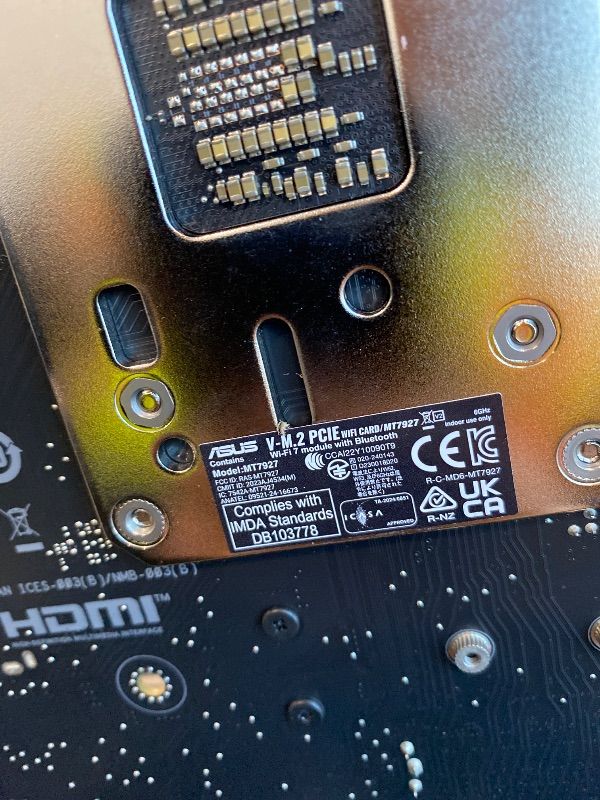 Photo 1 of *UNTESTED*
ASUS ProArt X870E-CREATOR WiFi AMD AM5 X870E ATX Motherboard PCIe® 5.0 x16 Slots with Full Support for Next-gen GPUs, 16+2+2 Power Stages, DDR5, Dual USB4®, 10 Gb & 2.5 Gb LAN, WiFi 7, Four M.2 Slots