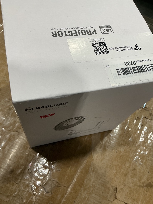 Photo 1 of ?Electric Focus?Magcubic Mini Projector 4K Support, Portable Projector with WiFi 6 and Bluetooth 5.4, Smart Proyector, 5W Soundbase Speaker, 180°Rotation for Home Theater