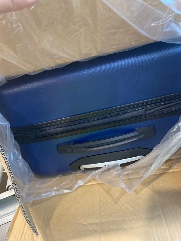 Photo 1 of *PARTIAL SET - ONLY 1 pc*
Wrangler Smart Spinner Hardside Luggage, 3 Piece Set, Navy Blue