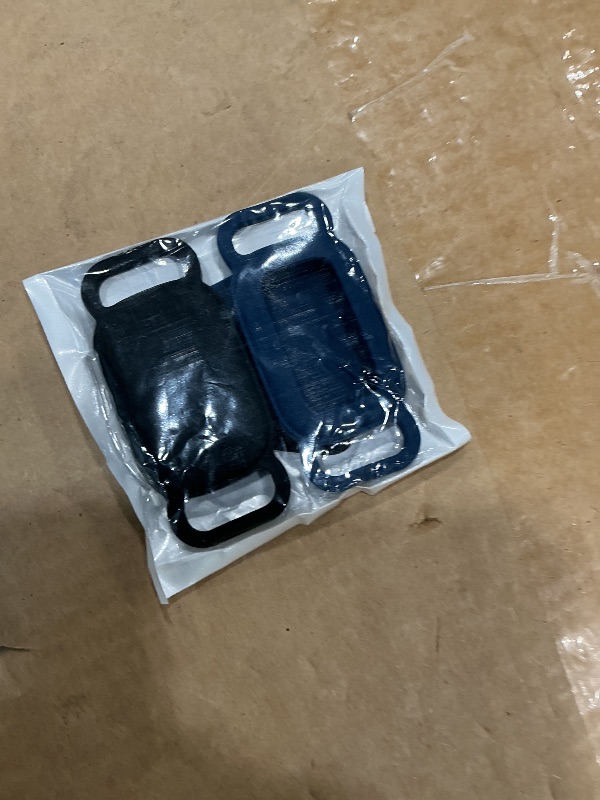 Photo 1 of [2 Pack] Dog Collar Holder for Tile Pro 2024 Tracker, Waterproof Silicone case for Tile Life360 pro, Durable Flexible Scratch Resistant Cover Finder for pet cat Necklace Accessories(Black/Blue)