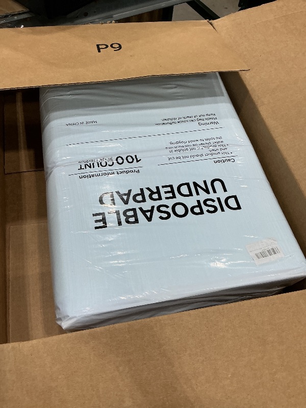 Photo 1 of 100 Count Super Absorbency 30" X 36" Disposable Underpads, Leakproof Quick Drying, Extra Large Thicker Pee Pads for Adult