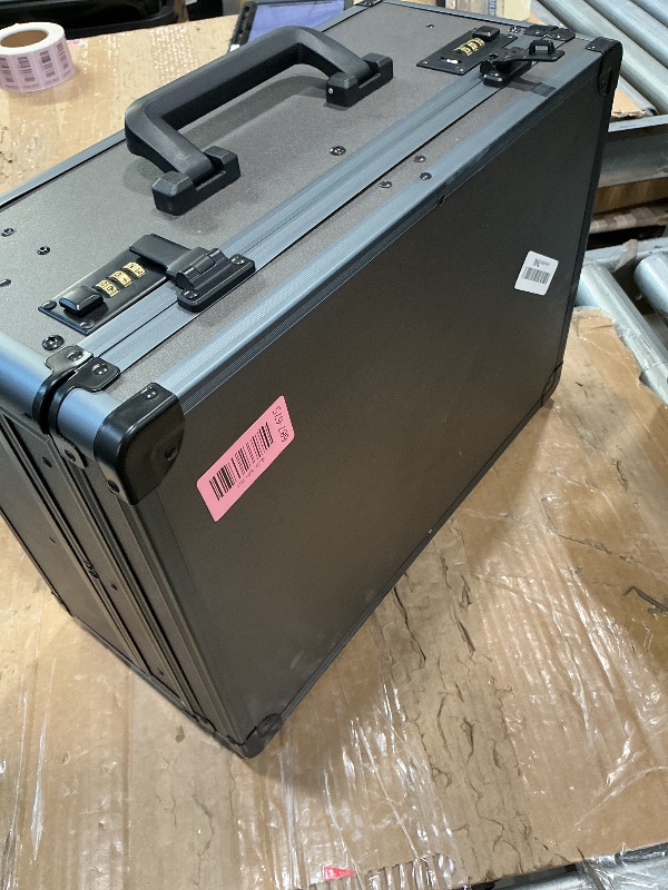 Photo 1 of ***SEE CLERK COMMENTS*** Yueieoun Barber Case with Clippers Sliding Tray, Profesional Barbers Briefcase Tool Case, Travel Barber Cases for Clippers and Supplies, Hair Scissors Trimmer Organizer, Salon Grooming Hard Suitcase