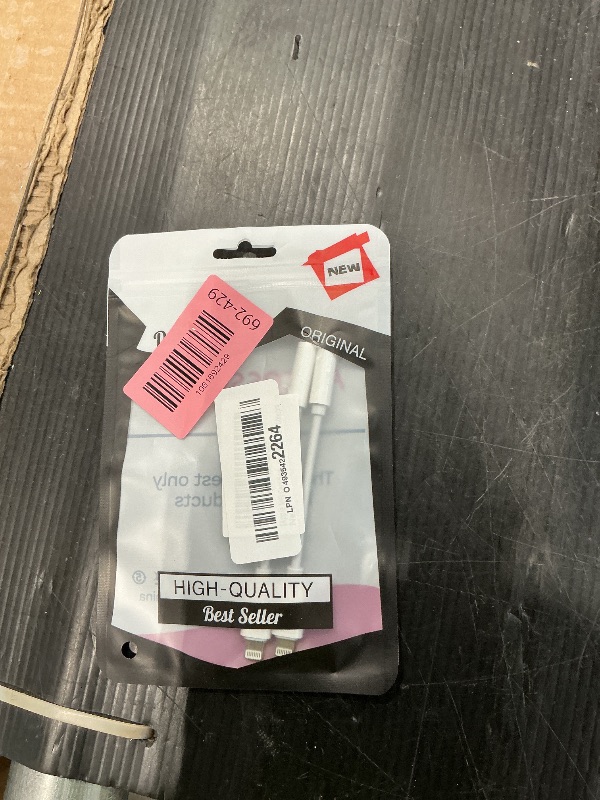 Photo 1 of [Apple MFi Certified] iPhone 3.5mm Headphone Jack Adapter,2 Pack for Apple Lightning to 3.5mm Earphones Jack Adapter Cord Dongle Aux Cable Converter Accessories Compatible with iPhone14 13 12 11/Xs/XR