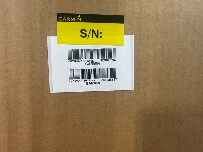 Photo 1 of **PARTIAL SET/check clerk comments**Garmin 010-02092-51 GPSMAP 8612xsv with Mapping and Sonar - 12", Navionics+