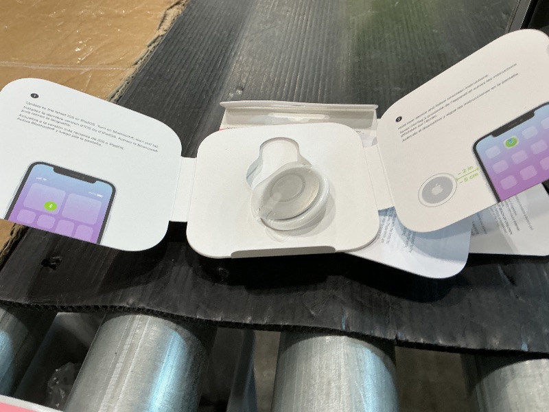 View 2 of *UNTESTED*
Apple AirTag (1st Generation). Keep Track of and find Your Keys, Wallet, Luggage, Backpack, and More. Simple one-tap Set up with iPhone or iPad, Bluetooth