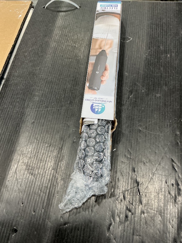 Photo 1 of *UNTESTED*
Powerful Milk Frother Wand - Mini Handheld Milk Frother with Stainless Steel Whisk - Battery-Powered Drink Mixer for Coffee, Lattes, Cappuccinos, Matcha - Coffee Enthusiasts Gift - Black