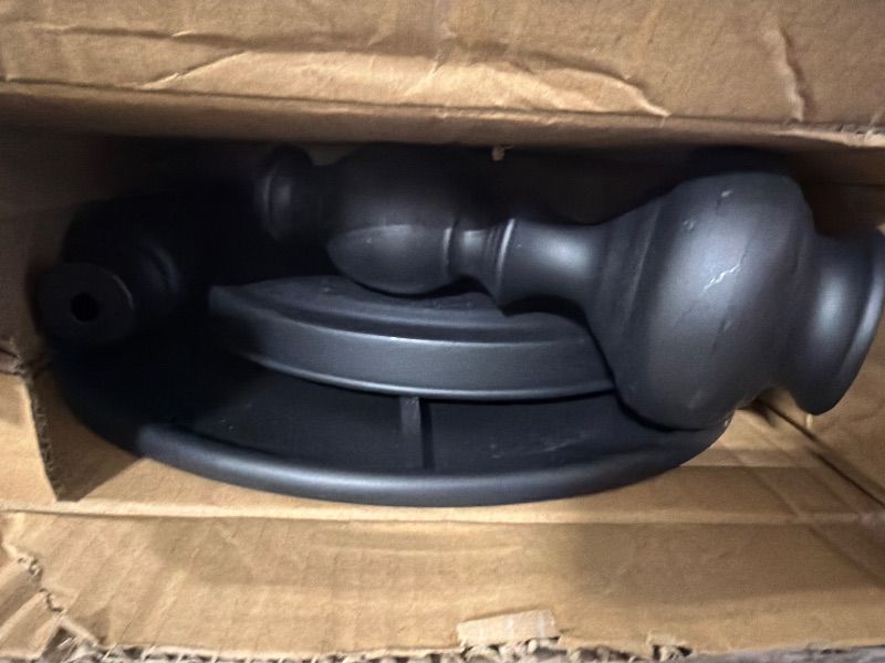 Photo 1 of *UNTESTED*
SJIE Side Table - 13.8" Round Small Accent Table with Metal Base, Multifunctional Vintage Coffee Table for Living Room, Bedroom, Office & Patio - Elegant Matte-Finished End Tables