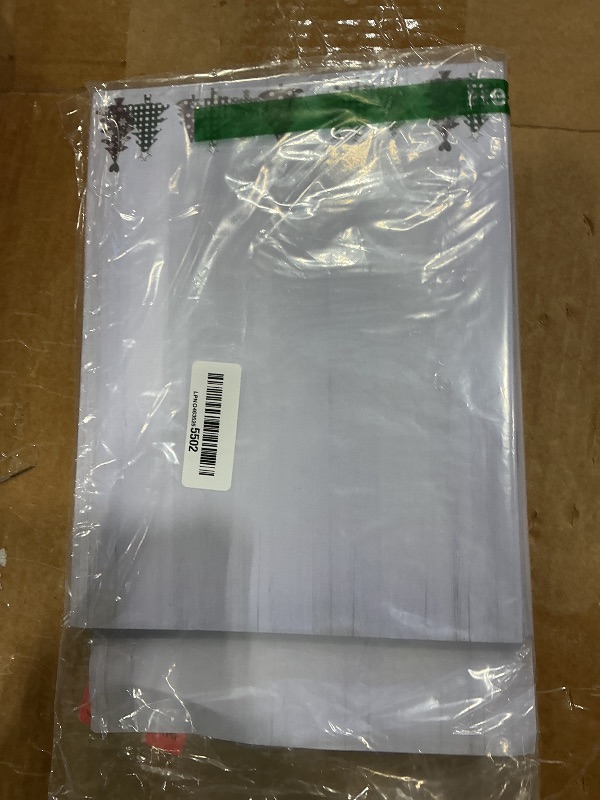 Photo 1 of 100 PCS Buffalo Plaid Christmas Tree Holiday Letterhead Christmas Border Computer Paper Stationery Paper for Note Letters to Santa Holiday Printer Papers Invitations Office School 8.5 x 11 In