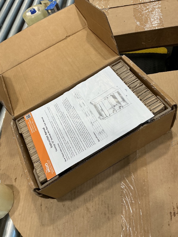 Photo 1 of ***MISSING ITEMS*** FINAL SALE NO RETURN****  Tecmojo 6U Network Rack, 10 inch Mini Server Rack with 2 Side Translucent Panels & 2 Top Handles, 7.87 inch Deep, for 10 inch IT Equipment & A/V Devices, White