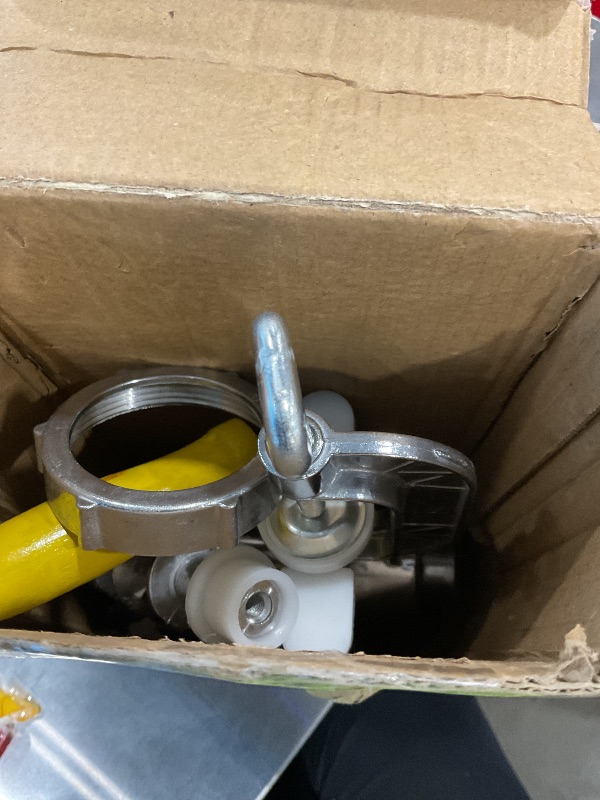 Photo 1 of **missing parts** Gavigain Manual Meat Grinder, Stainless Steel Hand Crank Meat Vegetable Grinding Machine, Heavy Duty Manual Meat Grinding Machine for Homemade Burger Patties, Ground Beef and More