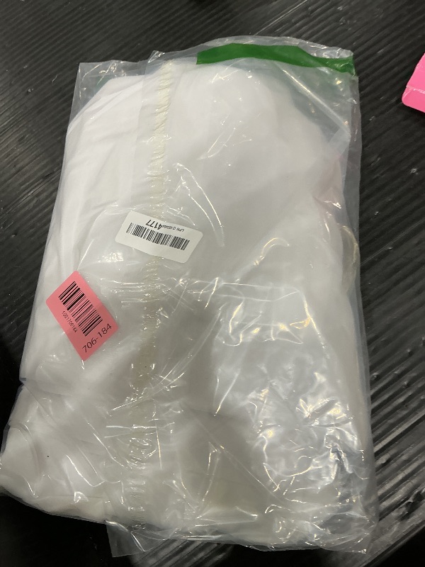 Photo 1 of 10×10ft White Tulle Backdrop Curtain with Lights String for Parites, Sheer Curtain Backdrop Drapes for Wedding Party Home Decorations