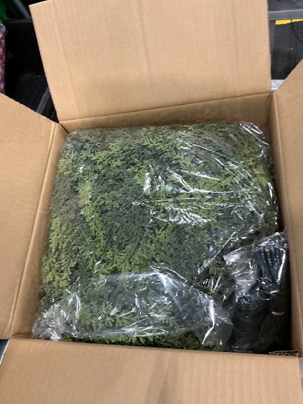 Photo 1 of ** SOLD AS IS NO RETURN/REFUNDS**
9FT Thick Christmas Garlands with 240 Cedar Branches, 50 Lights, Green Cedar Garland for Christmas Decorations, Artificial Greenery Garland for Table Mantle Wall Indoor Outdoor Holiday Decor