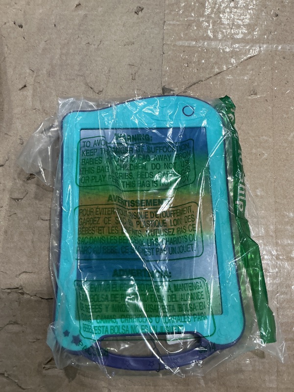 Photo 1 of [ClimatePartner Certified] HOMESTEC Astrodraw Drawing Pad, Colorful LCD Writing Tablet for Kids, Doodle Board for Toddlers 3 4 5 6 Years Old, Travel Toy Birthday Gift for Boys Girls (Aqua/Purple)