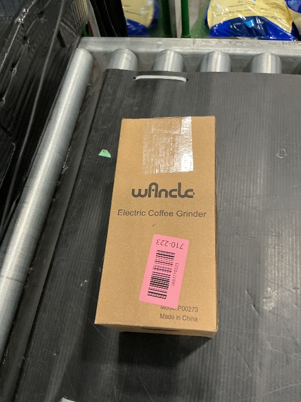 Photo 1 of *UNTESTED*
Wancle Electric Coffee Grinder, Spice Grinder, One Touch Coffee Mill for Beans, Spices and More, with Clean Brush Black