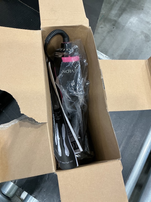 Photo 1 of ***VERY USED/ VERY DIRTY*** REVLON One-Step Hair Dryer and Styler, All-in-One Hair Brush Straightener for Salon-Quality Smooth & Straight Styles, Black