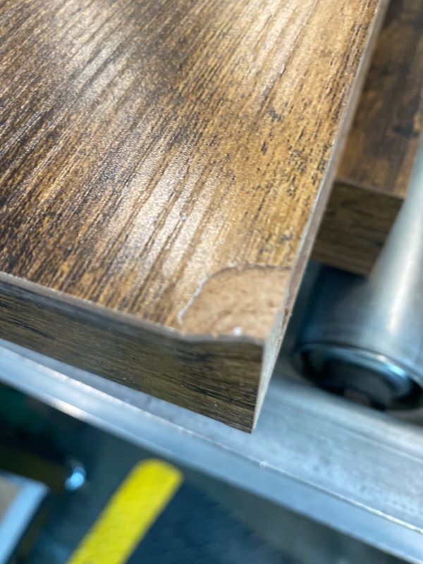 Photo 1 of ***MINOR DAMAGE*** QEEIG Floating Shelves for Wall Bathroom Shelf Bedroom Kitchen Living Room Hanging Book Shelves Small Farmhouse Decor 16 inch Set of 3, Rustic Brown (015-BN3)