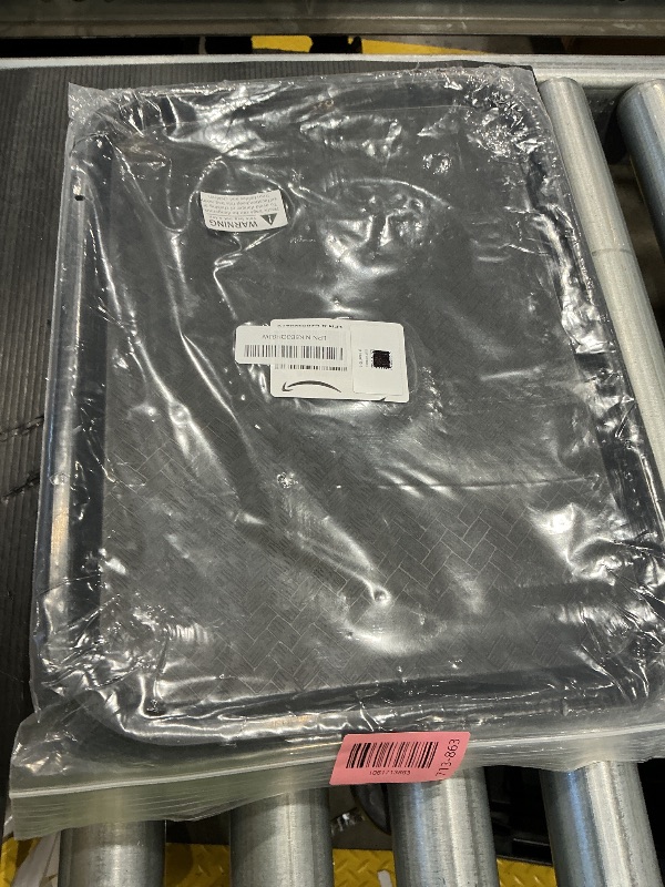 Photo 1 of *PARTIAL SET - ONLY 1 tray*
3PCS Boot Tray,Shoe Mat,Multi-Purpose Garden Tool Tray,Pet Food Mat,Waterproof for Indoor and Outdoor (Black, 14 x 11 Inch)