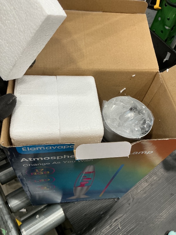 Photo 1 of *MISSING PARTS UNKNOWN*
17 Colors Changing Liquid Motion Lamp with Remote: 16 Inch Purple LED Night Light for Kids Adults - Relaxing Table lamp for Bedroom Office - Glitter Mood Lighting for Home Decor Christmas Decorations