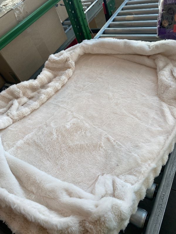 Photo 1 of **MISSING PIECES** 
LE SURE Cute Dog Bed Medium Size Dog, Orthopedic Waterproof Medium Pet Beds with Sides, High Back Non-Slip Bottom and Egg-Crate Foam Pet Couch Sofa with Washable Removable Cover, Beige