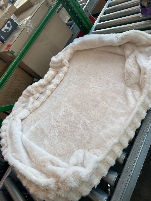 Photo 1 of **MISSING PIECES** 
LE SURE Cute Dog Bed Medium Size Dog, Orthopedic Waterproof Medium Pet Beds with Sides, High Back Non-Slip Bottom and Egg-Crate Foam Pet Couch Sofa with Washable Removable Cover, Beige