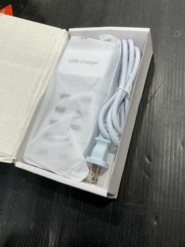Photo 1 of 10-Port USB Wall Charger Station with Rapid Charging Auto Detect Technology Safety Guaranteed Family-Sized USB Ports for Multiple Devices Smart Phone Tablet Laptop Computer