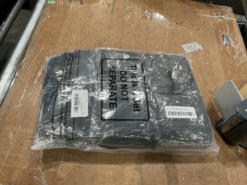 Photo 1 of **MISSING PARTS/check clerk comments**
Chumia 50 Pack Reusable Grocery Bags Foldable Portable Shopping Bags Polyester Washable Grocery Bag with Handles (Black)