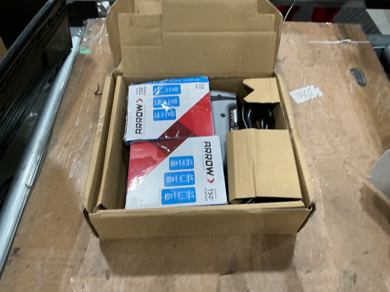 Photo 1 of *UNTESTED*
Arrow Electric Staple Gun Kit, Corded Stapler with 3750 Pieces T50 1/4", 3/8", 1/2" Staples, for Upholstery Professional and DIY Projects, T50ACD