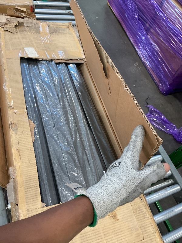 View 3 of **UNKNOWN MISSING PIECES**Wisteria Lane 12x20FT Metal Carport, Heavy Duty Carport Canopy with Reinforced Frame and Base for All-Weather, Outdoor Garage Car Port for Boats, Tractors, Pickup Trucks or Party, Dark Gray