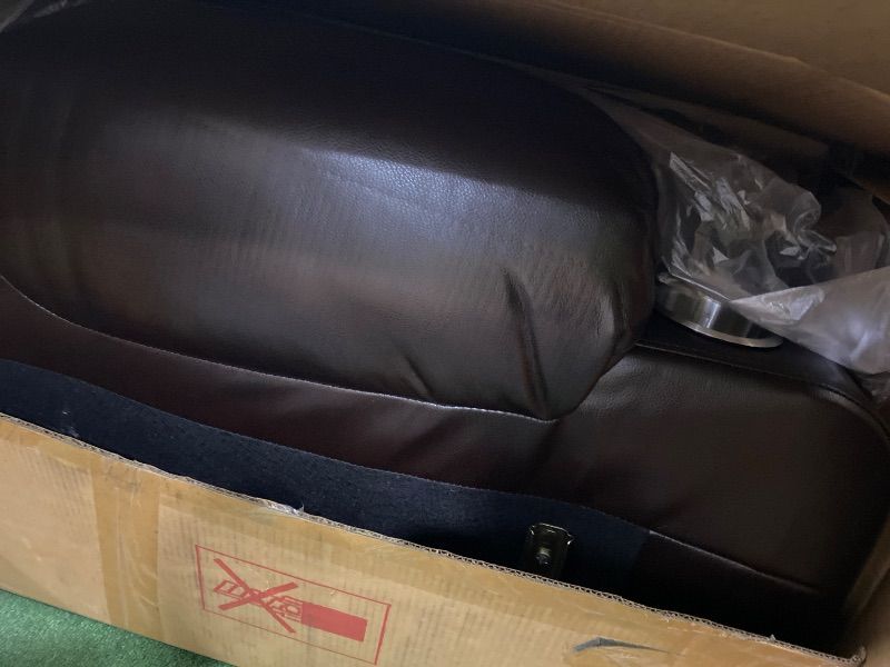 Photo 1 of *PARTIAL SET - See Clerk Notes*
RHHVVR Oversized Power Recliner Chair for Big and Tall 400 LBS, 25.5" Extra Wide Electric Lift Chair with Heat and Massage, Dual Motor 180° Lay Flat Recliner Living Room Sofa, PU Leather Big Recliner