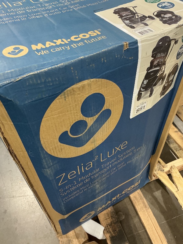 Photo 1 of *USED*
Maxi-COSI Zelia™² Luxe 5-in-1 Modular Travel System, Onyx Sand