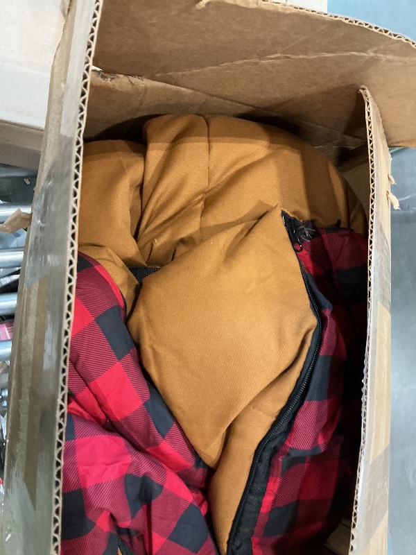 Photo 1 of *MINOR DAMAGE - USED*
Teton 0F Degree Deer Hunter Sleeping Bag. Warm and Comfortable Camping Sleeping Bags, Teton Tough Canvas Shell for Camping, Hunting, and Cold Weather, Brown