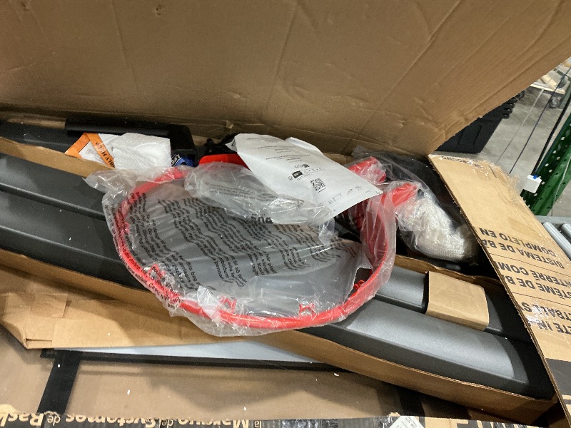 Photo 1 of **MAJOR DAMAGE**
Lifetime 78888 In-Ground Power Lift Backboard Basketball System, 54-Inch