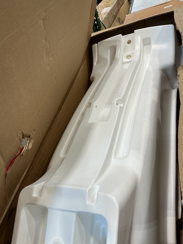 Photo 1 of *PARTIAL SET - Missing a box*
Step2 Vero Pool Slide, Outdoor/Indoor Waterproof Patio Furniture, Non-Slip Steps, Hose Attachment, Made of Durable Plastic, 4 Feet, White