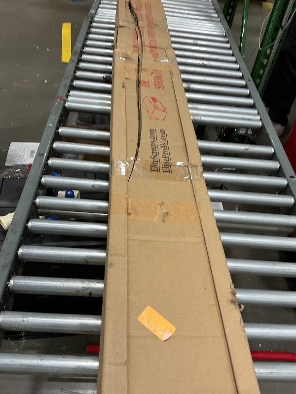 Photo 1 of ***FINAL SALE*** Elite Screens 110-Inch Motorized Projector Screen 16:9, CineGrey 4D at CLR/ALR, Acoustically Transparent, ISF Certified, Tab-Tensioned Electric Drop Down for Home Theater, STT110XHD4AT-E12