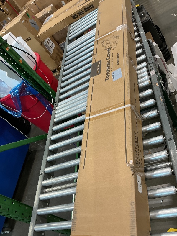 Photo 1 of ***DAMAGED AND MISSING HARDWARE*** (4/17/2026 ***FINAL SALE/NO RETURN, SOLD AS PARTS***)
 MOSTPLUS 6.5FT Roll-Up Soft Vinyl Truck Bed Tonneau Cover Compatible for Ford F150 2009-2025 2026 Ford F-150 Bed On Top (78Inch)