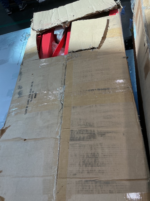 Photo 1 of ***MISSING PIECES*** 2 Ton Folding Hydraulic Engine Hoist with Load Leveler 4400 LBS Capacity Heavy Duty Cherry Picker 6 Swivel Wheels&Hydraulic Pump Adjustable Boom (0.5T-2T) for Garage Workshop Warehouse Red