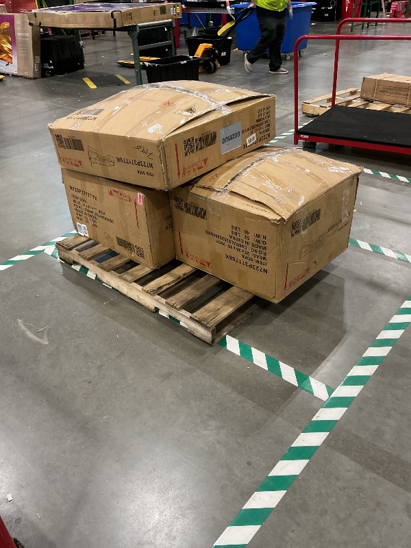 Photo 1 of **Partial set - Selling for parts**
Merax Modern Oversized U-Shaped Sectional Sofa with Cup Holders & Chaise Lounge, Chenille 6-Seat Couch Set Sleeper Bed with Deep Seat Beige (3 boxes)