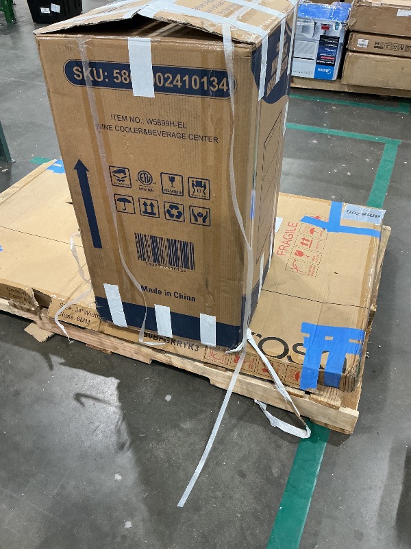 Photo 1 of ***FINAL SALE, VIEW NOTES*** Electactic Mini Fridge 130 Can Beverage Refrigerator Cooler, 3.2 Cu.Ft Drink Fridge for Soda Wine Beer, Adjustable Temperature Control for Home Office, Black