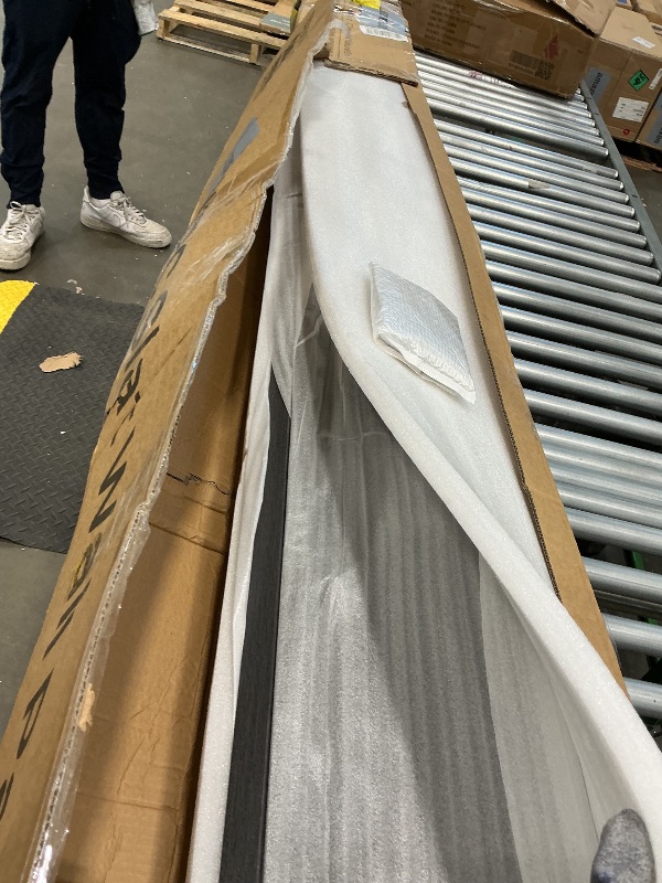 Photo 1 of *USED*
LARWORKS WPC Slat Wall Panels 8 Pack 96" x 8.2", Waterproof Fluted Wall Paneling, Accent 3D Wall Panel for Wall Decor, Bathroom, Bedroom, Office - Widen High Grille Black (Cover Approx.44 sq.ft)