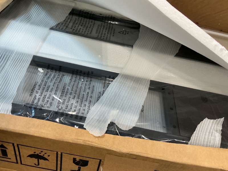 Photo 1 of *PARTIAL SET*
YITAHOME King Size Bed Frame with RGB LED Lights & Storage Bookcase Headboard, Upholstered Bed with Charging Station and 4 Drawers, No Box Spring Needed, Easy Assembly, Noise-Free, Velvet Grey