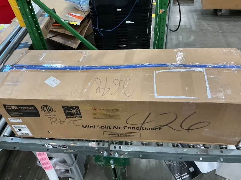 Photo 1 of *PARTIAL SET - See Clerk Notes*
24,000 BTU Mini Split Air Conditioner with Heater, Energy Saving 21 SEER2 High-Efficiency Ductless Inverter, 230V Smart AC Unit Cools and Heats up to 1,500 Sq.Ft with WiFi and Remote Control