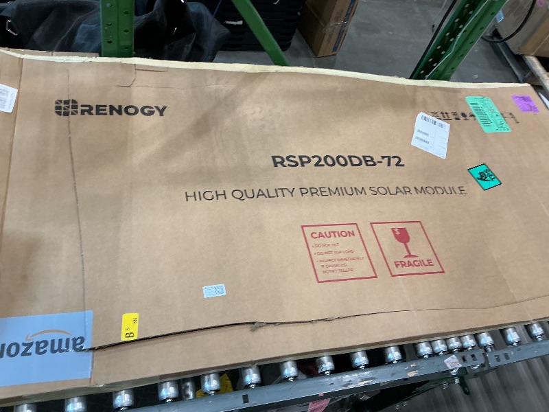 Photo 1 of **MINOR DAMAGE/check clerk comments**
Renogy Solar Panels 200 Watt 12V, Flexible Solar Panel 200W 22% High-Efficiency, 240° Ultra Lightweight Solar Panels for Marine RV Cabin Van Car Boat Camping Curve Surfaces