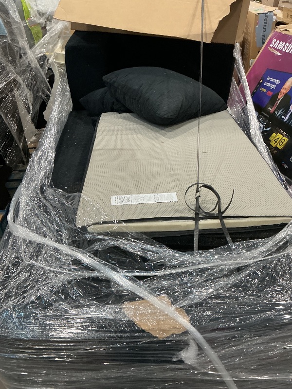 Photo 1 of *MISSING PARTS - See Clerk Notes*
Vamcheer Modular Sectional Sofa - Modern L Shaped Boneless Couch with Deep Seat, Upholstered Sectional Couches for Living Room, Bedroom, Office, No Assembly Required, Black