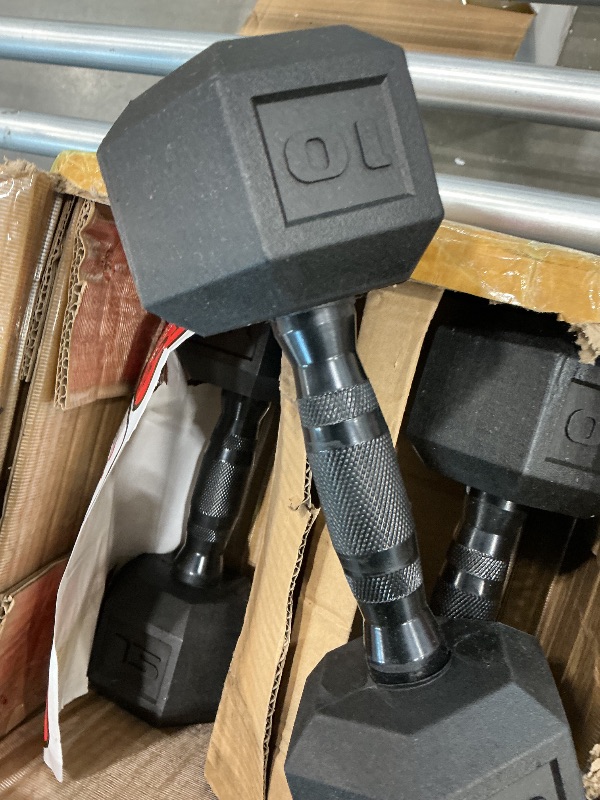 Photo 1 of ****VIEW NOTES****10 pound dumbbell pair/15 pound dumbbell pair